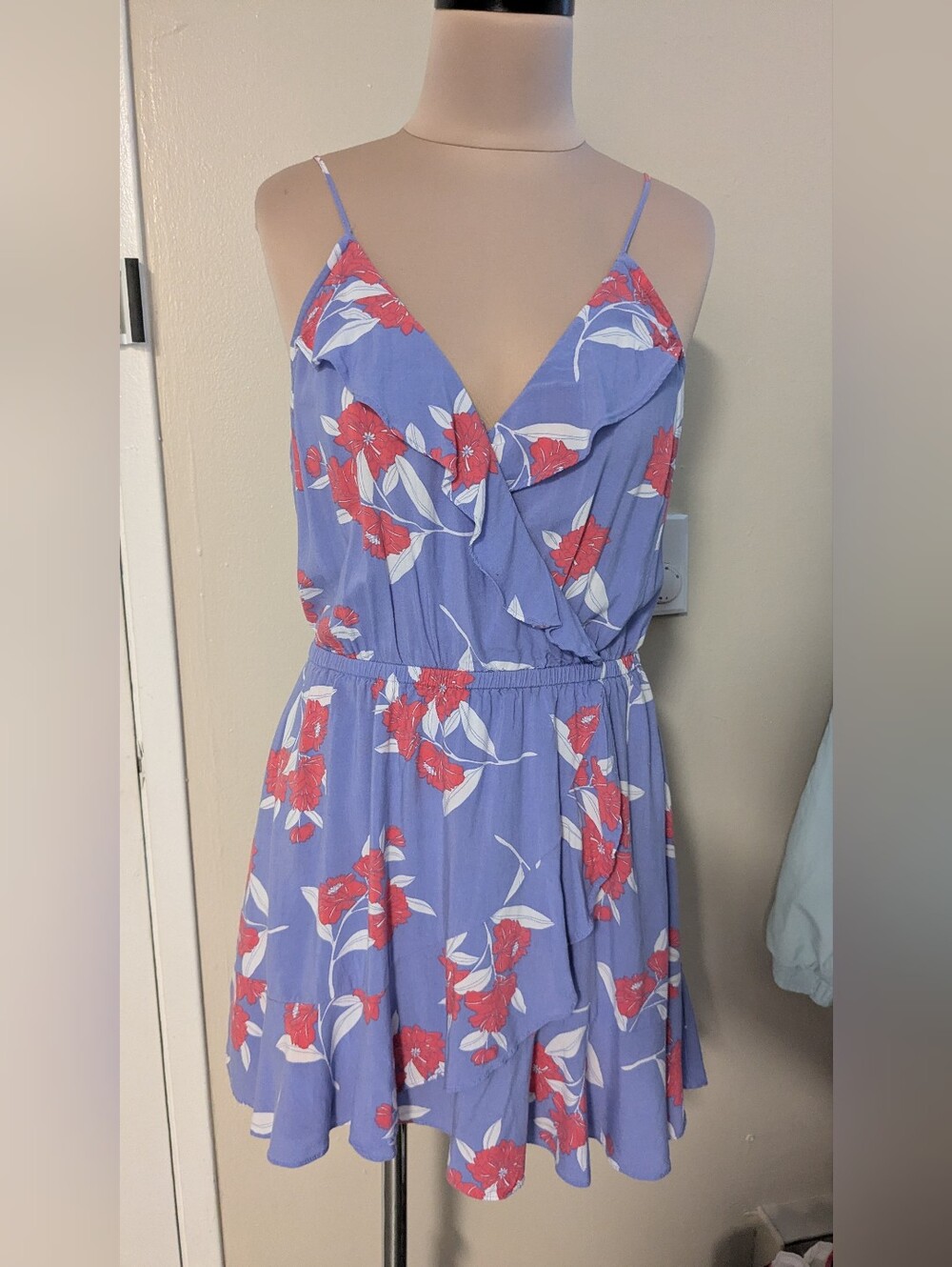 Express Floral Wrap Dress